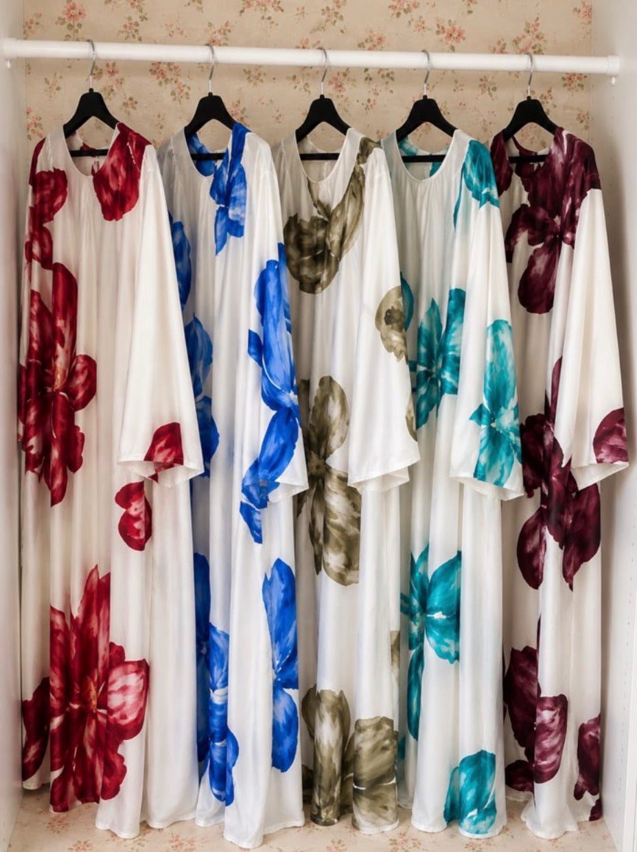 Robe motif floral