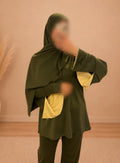 Burkini Contrast Vert Kaki