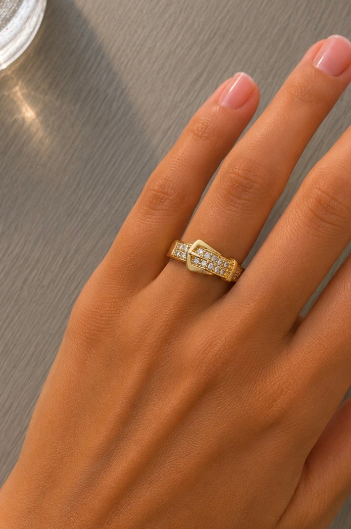 Bague Éclat Dorée
