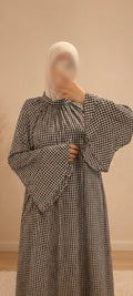 Robe à Carreaux Noir