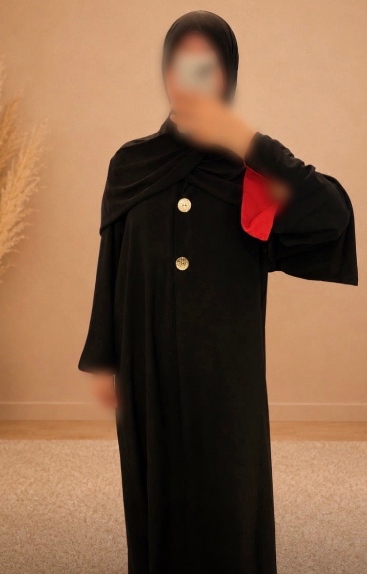 Abaya Sakina Noir