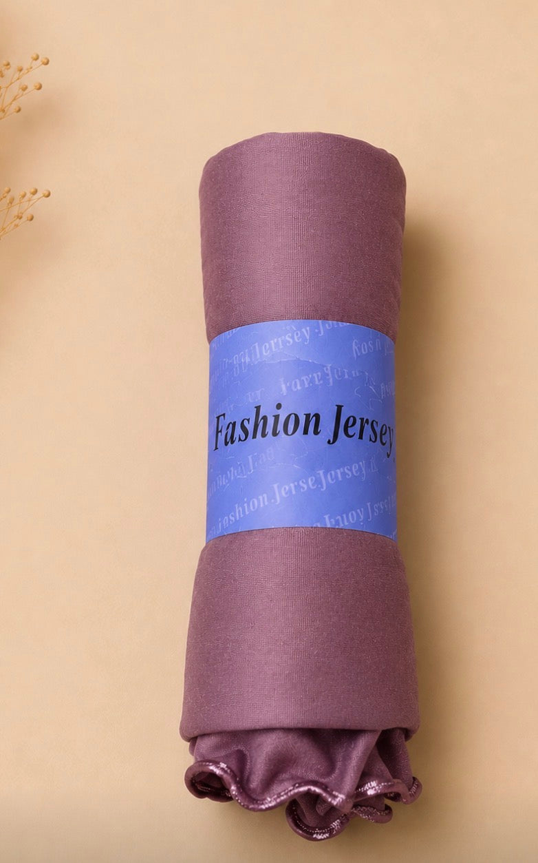 Jersey Classique à finitions ondulées Mauve